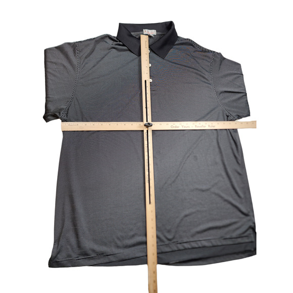 Peter Millar Golf Polo Summer Comfort Mens XXL Striped Short Sleeve Breathable - Picture 5 of 14